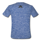 Triggered Logo Men’s Moisture Wicking Performance T-Shirt - heather blue