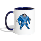 Character #10 Contrast Coffee Mug - white/cobalt blue