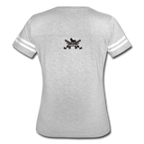Triggered Logo Women’s Vintage Sport T-Shirt - heather gray/white