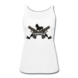 Triggered Logo Women’s Premium Tank Top - white