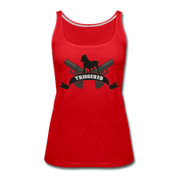 Triggered Logo Women’s Premium Tank Top - red