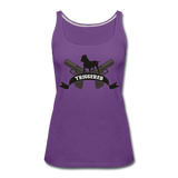 Triggered Logo Women’s Premium Tank Top - purple