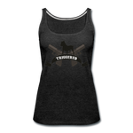Triggered Logo Women’s Premium Tank Top - charcoal gray