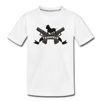 Triggered Logo Kids' Premium T-Shirt - white