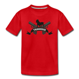 Triggered Logo Kids' Premium T-Shirt - red