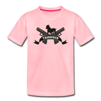Triggered Logo Kids' Premium T-Shirt - pink