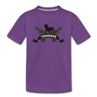 Triggered Logo Kids' Premium T-Shirt - purple