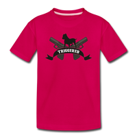 Triggered Logo Kids' Premium T-Shirt - dark pink