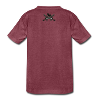 Triggered Logo Kids' Premium T-Shirt - heather burgundy