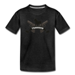 Triggered Logo Kids' Premium T-Shirt - charcoal gray