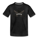 Triggered Logo Kids' Premium T-Shirt - charcoal gray