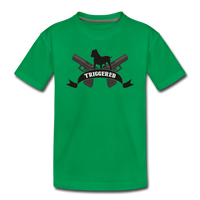 Triggered Logo Kids' Premium T-Shirt - kelly green