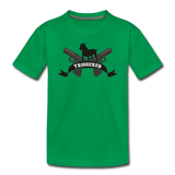 Triggered Logo Kids' Premium T-Shirt - kelly green