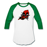 Character #11 Baseball T-Shirt - white/kelly green