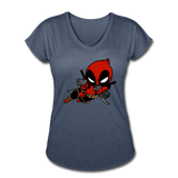 Character #11 Women's Tri-Blend V-Neck T-Shirt - navy heather