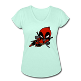 Character #11 Women's Tri-Blend V-Neck T-Shirt - mint