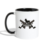 Triggered Logo Contrast Coffee Mug - white/black