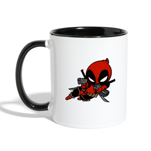 Character #11 Contrast Coffee Mug - white/black