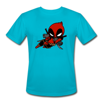 Character #11 Men’s Moisture Wicking Performance T-Shirt - turquoise