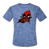 Character #11 Men’s Moisture Wicking Performance T-Shirt - heather blue