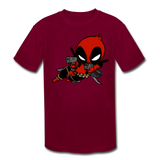 Character #11 Kids' Moisture Wicking Performance T-Shirt - burgundy