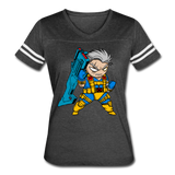 Character #12 Women’s Vintage Sport T-Shirt - vintage smoke/white
