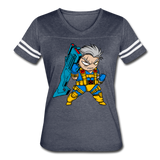 Character #12 Women’s Vintage Sport T-Shirt - vintage navy/white