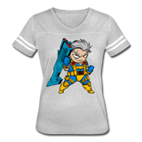 Character #12 Women’s Vintage Sport T-Shirt - heather gray/white