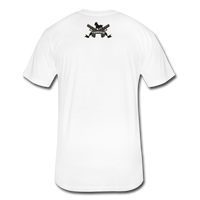 Character #12 Fitted Cotton/Poly T-Shirt by Next Level - white