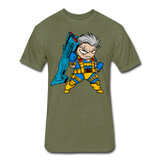Character #12 Fitted Cotton/Poly T-Shirt by Next Level - heather military green