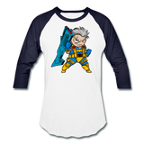Character #12 Baseball T-Shirt - white/navy