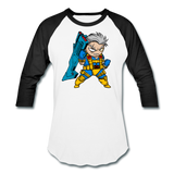Character #12 Baseball T-Shirt - white/black