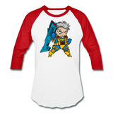 Character #12 Baseball T-Shirt - white/red