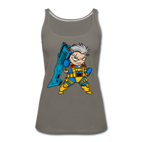 Character #12 Women’s Premium Tank Top - asphalt gray