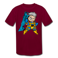 Character #12 Kids' Moisture Wicking Performance T-Shirt - burgundy