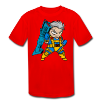 Character #12 Kids' Moisture Wicking Performance T-Shirt - red