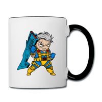 Character #12 Contrast Coffee Mug - white/black