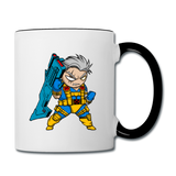 Character #12 Contrast Coffee Mug - white/black