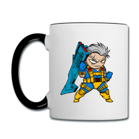 Character #12 Contrast Coffee Mug - white/black