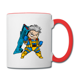 Character #12 Contrast Coffee Mug - white/red