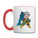Character #12 Contrast Coffee Mug - white/red