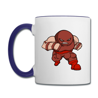 Character #13 Contrast Coffee Mug - white/cobalt blue