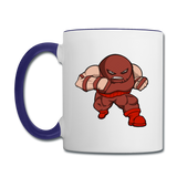 Character #13 Contrast Coffee Mug - white/cobalt blue