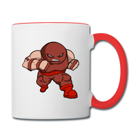 Character #13 Contrast Coffee Mug - white/red