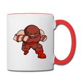 Character #13 Contrast Coffee Mug - white/red