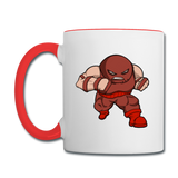 Character #13 Contrast Coffee Mug - white/red
