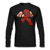 Character #13 Men's Long Sleeve T-Shirt by Next Level - black