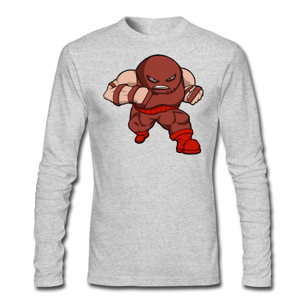 Character #13 Men's Long Sleeve T-Shirt by Next Level - heather gray