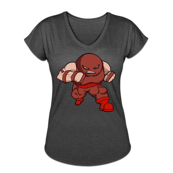 Character #13 Women's Tri-Blend V-Neck T-Shirt - deep heather