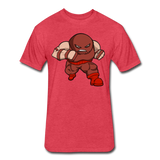 Character #13 Fitted Cotton/Poly T-Shirt by Next Level - heather red